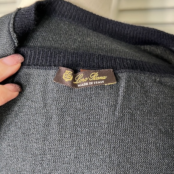 LORO PIANA Sweater Cashmere and Silk Size 4 - Picture 5 of 10